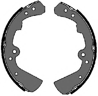 VEMA 84660 Brake Shoe Set